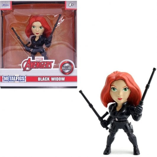 Jada Avengers Metal Figura da Viúva Negra 10cm Colecionáveis