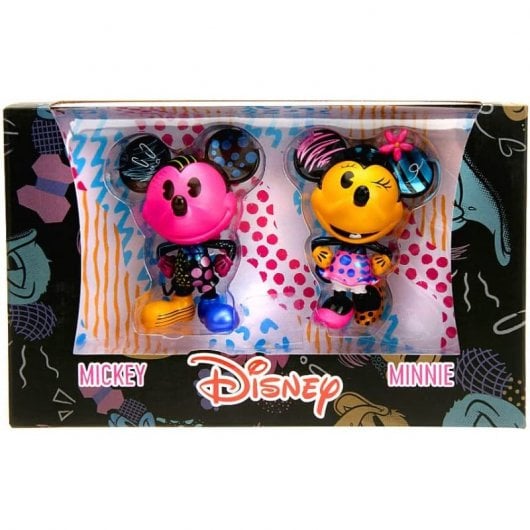 Jada Disney Set de Figuras Mickey y Minnie de Metal Edición Especial 10cm Coleccionismo