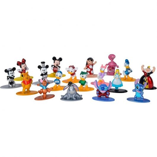 Jada Set de 18 Nanofiguras Disney de Metal 4cm Coleccionismo