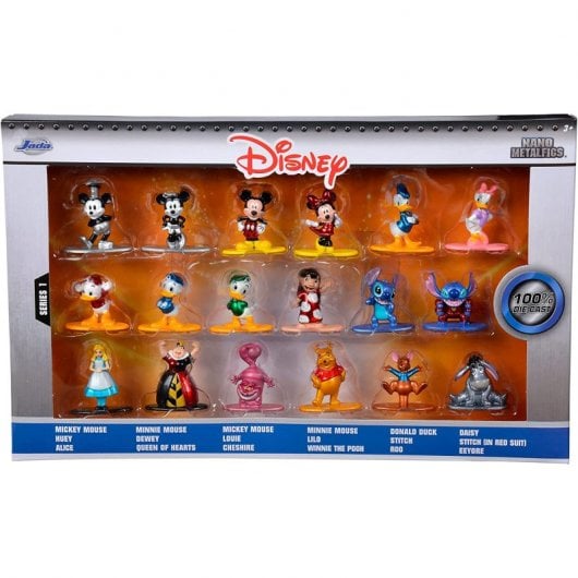 Jada Set de 18 Nanofiguras Disney de Metal 4cm Coleccionismo