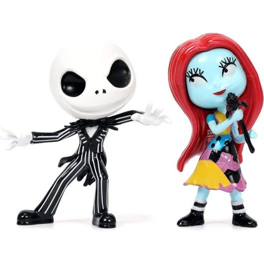 Jada Set de 4 Figuras Pesadilla antes de Navidad Metal 4cm Coleccionismo