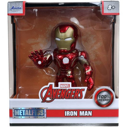Jada Avengers Figura Ironman de Metal 10cm Coleccionismo