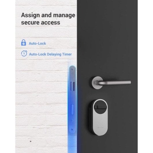 Serrure Intelligente EZVIZ DL01S Zigbee Ouverture avec App Notification Mobile et Verrouillage Automatique