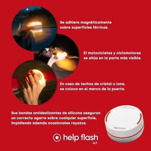 Help Flash IoT Dispositivo de Señalización V16 Homologado DGT 3.0
