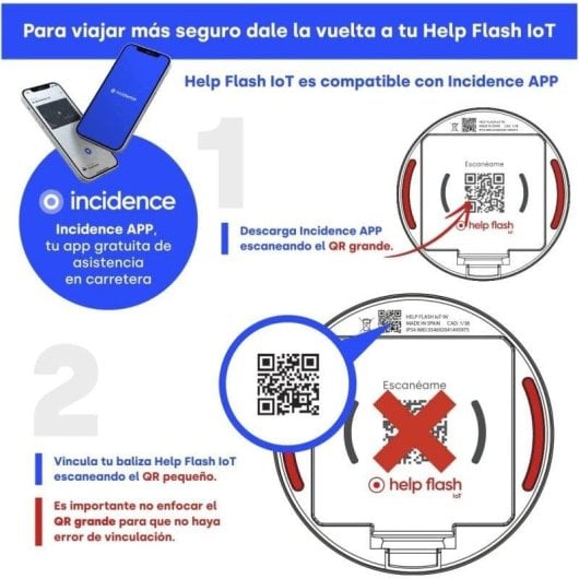 Help Flash IoT Dispositivo de Señalización V16 Homologado DGT 3.0