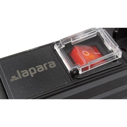 Lapara LA-00030502 Régua PDU para Rack 19" 1U 16A 6x Schuko com Interruptor e Proteção