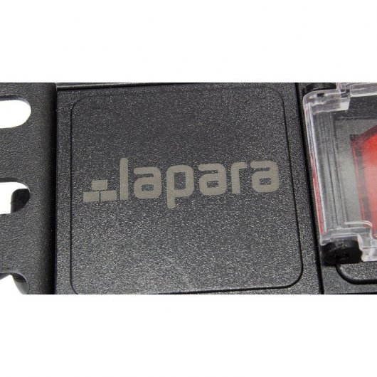 Lapara LA-00030502 Régua PDU para Rack 19" 1U 16A 6x Schuko com Interruptor e Proteção