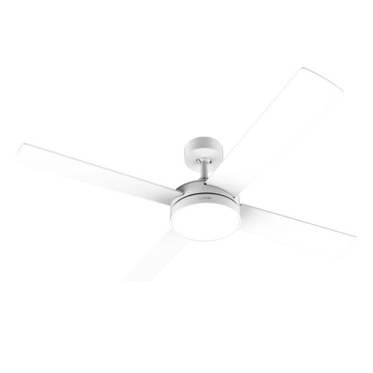 Ventilateur Cecotec EnergySilence Aero 5200 White Line LED 60W télécommande 52'' 4 pales