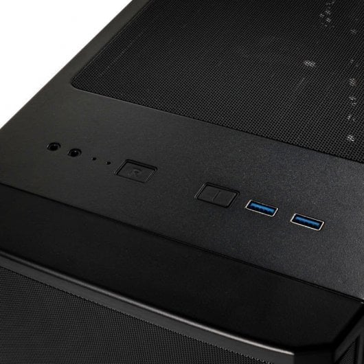 Bitfenix Nova Mesh TG 4ARGB Cristal Templado Negra +  Fuente de Alimentación 850W