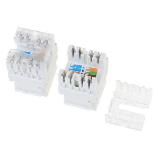 Lapara LA-4010218 Módulo Hembra RJ45 Cat 6A UTP Tipo Keystone