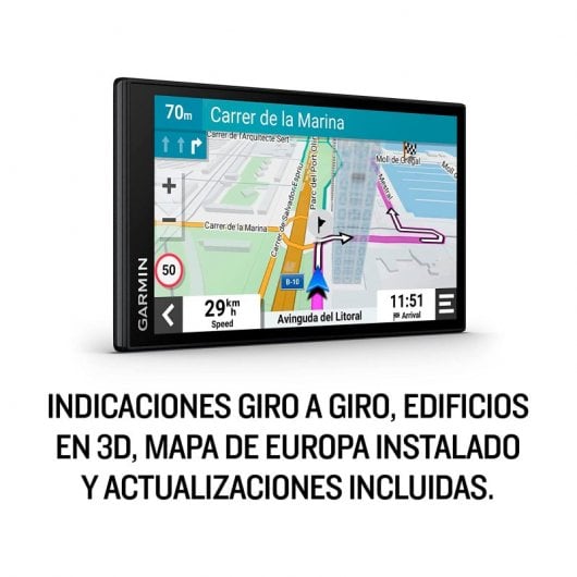 Navigatore GPS Garmin DriveSmart 66 6" Mappe Europa