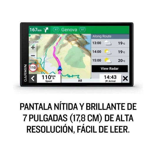 Navigatore GPS Garmin DriveSmart 76 EU MT-S 7" Mappe Europa Occidentale