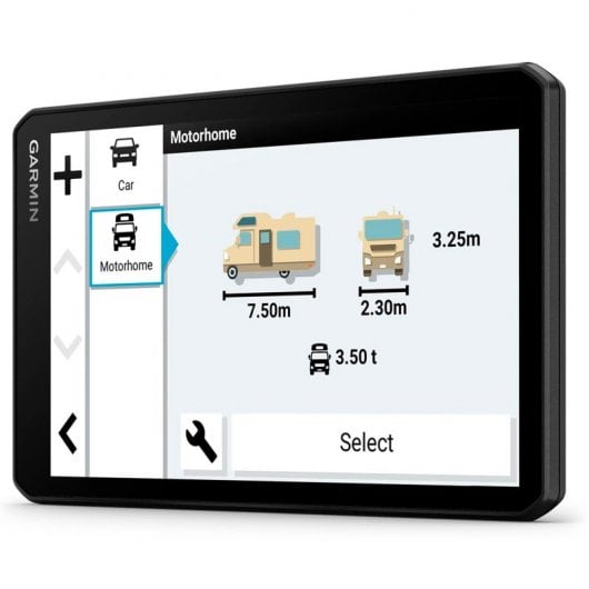 Navigateur GPS Garmin CamperCam 795 7" pour camping-car Cartes Europe