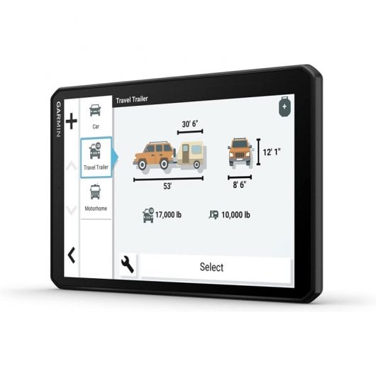 Navigateur GPS Garmin Camper 895 EU MT-S 8" pour camping-cars Cartes de l'Europe
