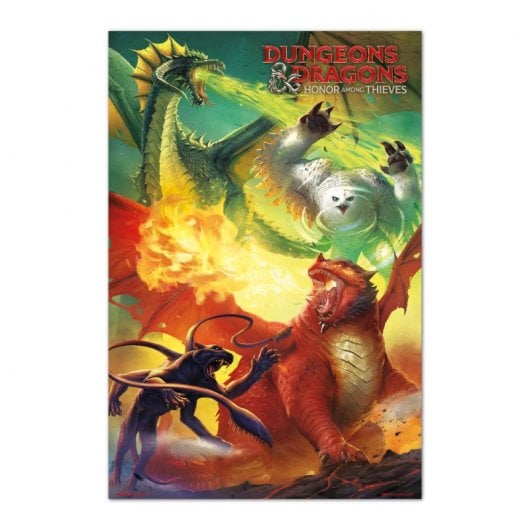 Erik Editores Poster Dungeons & Dragons Onore tra i mostri dei ladri