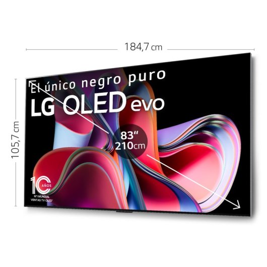 LG OLED83G36LA 83" OLED evo UltraHD 4K HDR10