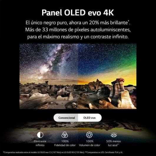 LG OLED83C34LA 83" OLED evo UltraHD 4K HDR10