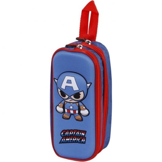 Karactermania Trousse double Captain America 3D