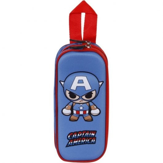 Karactermania Trousse double Captain America 3D