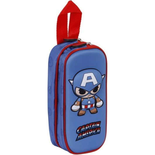 Karactermania Trousse double Captain America 3D