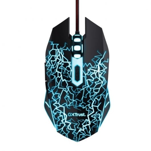 Trust Gaming 24752 Pack Mouse ottico 4000 DPI + tappetino per mouse