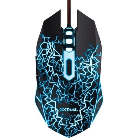 Trust Gaming GXT 783X Pack Mouse ottico 4000 DPI + tappetino per mouse