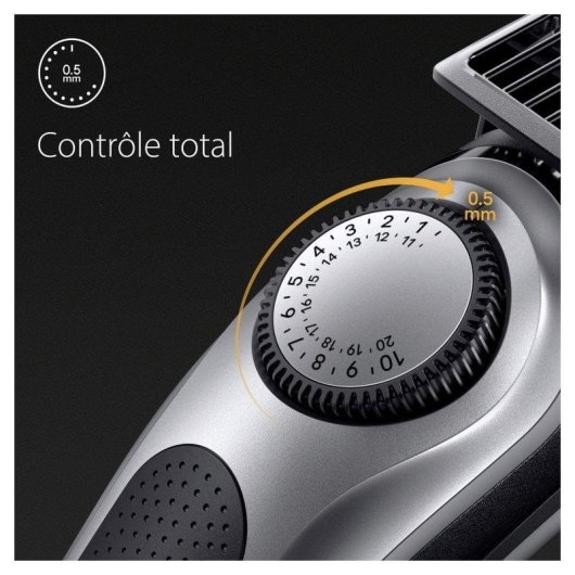 Tondeuse Barbe Braun Pro 7 BT7420 Sans Fil 40 Longueurs 100min 4 Sabots Etanche