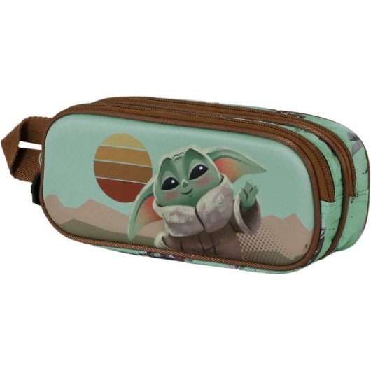 Karactermania Estuche Doble Portatodo 3D The Mandalorian Say Hi