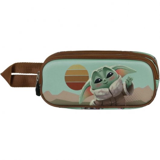 Karactermania Estuche Doble Portatodo 3D The Mandalorian Say Hi
