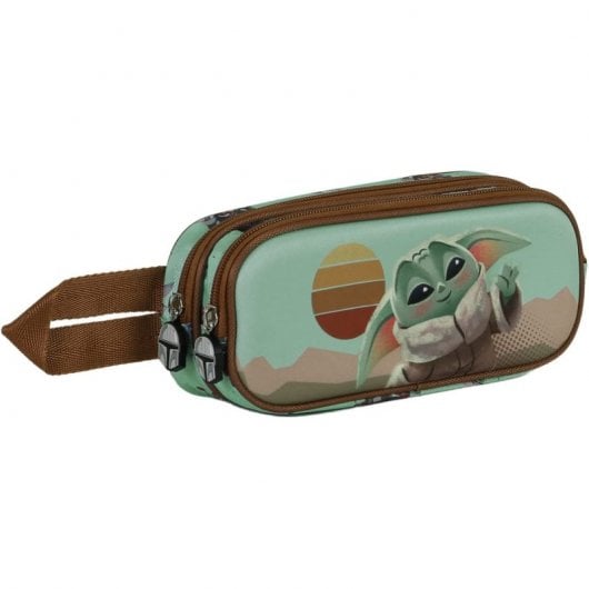 Karactermania Estuche Doble Portatodo 3D The Mandalorian Say Hi