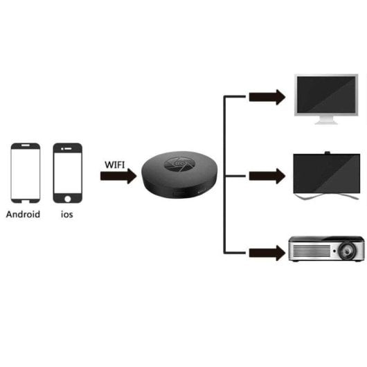 Loupe de table Kaiser Fototechnik 2334 8x 2,4 cm noir