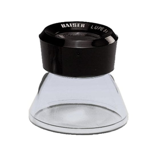 Loupe de table Kaiser Fototechnik 2334 8x 2,4 cm noir
