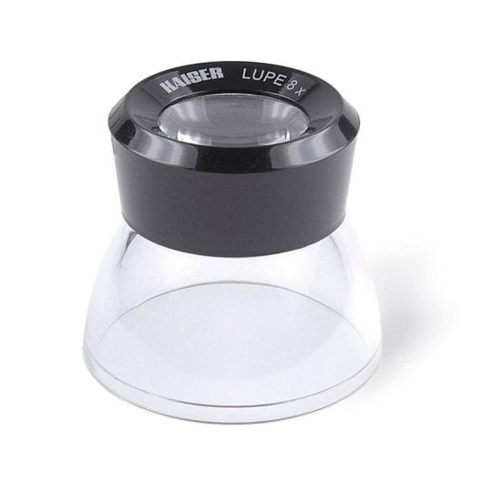Loupe de table Kaiser Fototechnik 2334 8x 2,4 cm noir