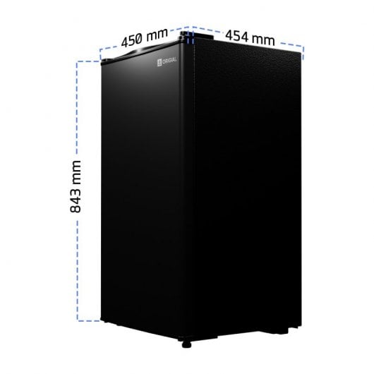 Frigorifero originale COOL&FREEZE MINI 80L Mini F nero