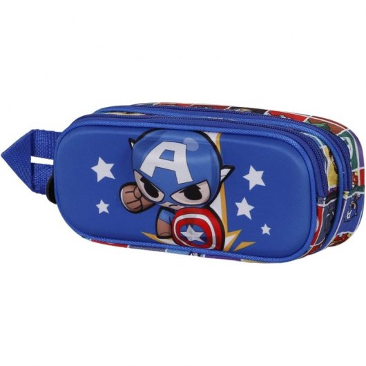 Karactermania 3D Captain America Punch Doppel-Federmäppchen