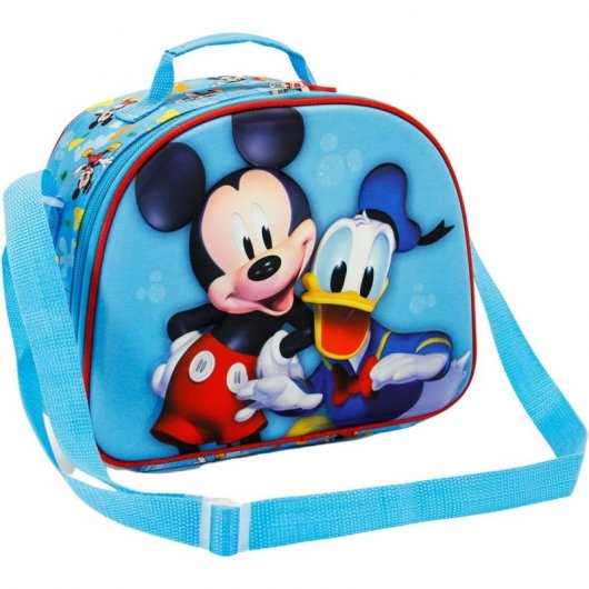 Karactermania Portamerienda Escolar 3D Mickey Mouse Cheerful