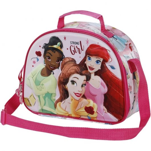 Karactermania 3D Disney Princess Starke Schul-Lunchtasche