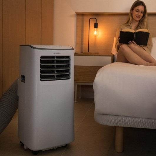 Cecotec ForceClima 7400 Soundless Touch Aire Acondicionado Portátil con Mando a Distancia 7000 BTU