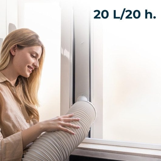 Cecotec ForceClima 7500 Soundless Connected Aire Acondicionado Portátil con Mando y WiFi 7000 BTU