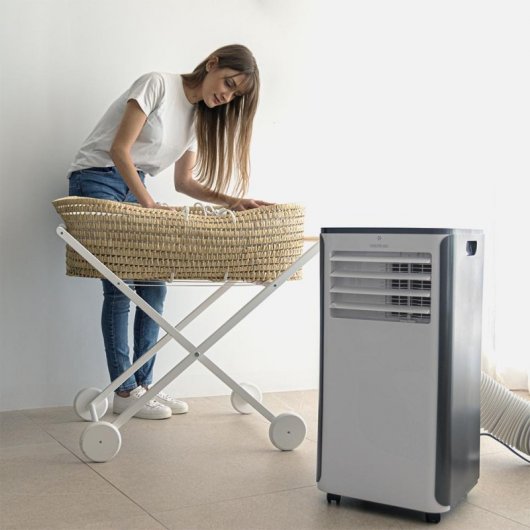 Cecotec ForceClima 9500 Soundless Heating Connected Aire Acondicionado Portátil Bomba Calor 9000BTU