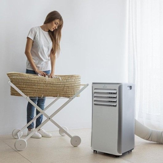Ar Condicionado Portátil Cecotec ForceClima 9100 Soundless 9000 BTU Classe A Comando