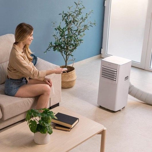 Mobile-Klimaanlage Cecotec ForceClima 7100 Soundless 7.000 BTU R290 Fernbedienung
