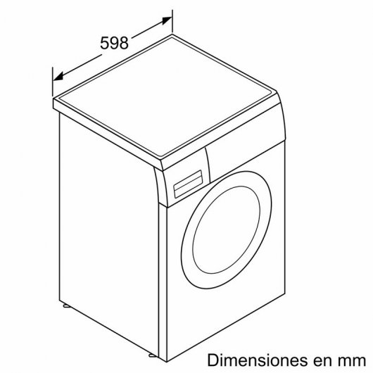 Bosch WUU28T63ES Lavadora Carga Frontal 8Kg A Blanca Reacondicionado