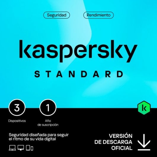 Licenza digitale Kaspersky Standard Anti-Virus 3 dispositivi 1 anno