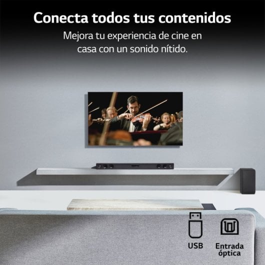 LG SoundBar SQC2 Barra de Sonido Bluetooth 2.1 300W Negra