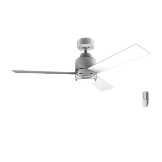Ventoinha de Teto com Luz Cecotec EnergySilence Aero 4850 Style White 30W 122cm 6 Velocidades Comando Ultra Silenciosa Função Inverno