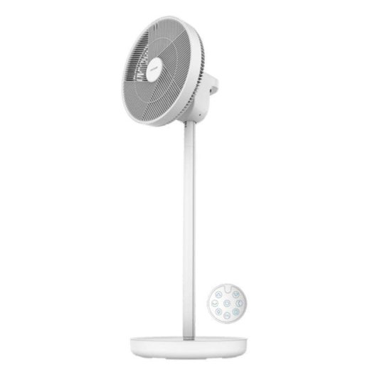 Ventilateur sur Pied Portable Cecotec EnergySilence 2600 Sunflower 22W 12 Vitesses Télécommande Silencieux