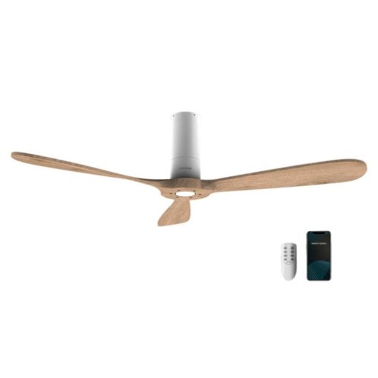 Ventilatore da soffitto Cecotec EnergySilence Aero 5500 White Aqua 40W WiFi legno