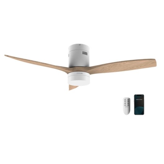 Ventilatore da soffitto Cecotec EnergySilence Aero 5600 Aqua Connected WiFi 40W legno LED