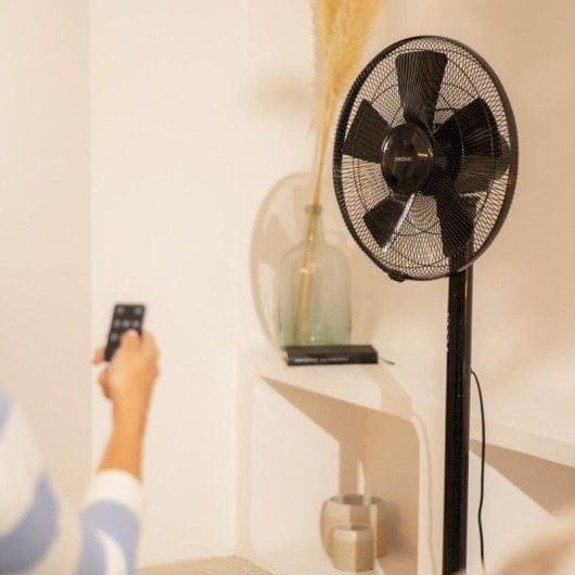 Ventoinha Cecotec EnergySilence 555 2 in 1 Smart XL 55W 16" 5 pás Oscilação Remoto Preto